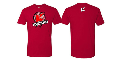 Kyosho 88008L K Circle Short Sleeve T-Shirt (Red/Size L)