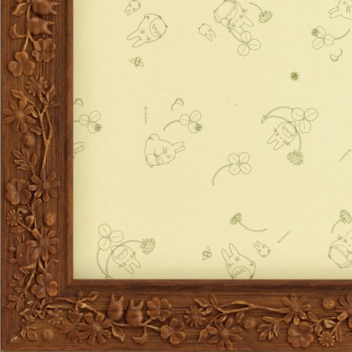 Ensky Jigsaw Puzzle Frame Brown for Studio Ghibli Jigsaw 108 Pieces (18.2 x 25.7)