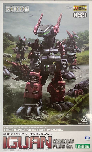 Kotobukiya HMM Zoids 1/72 EZ-017 Iguan Marking Plus Ver. Plastic Model