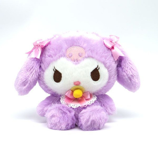 Nakajima Sanrio Fuwakuta Baby Plush Doll Kuromi (My Melody) Nakajima Sanrio Fuwakuta Baby Plush Doll Kuromi (My Melody)