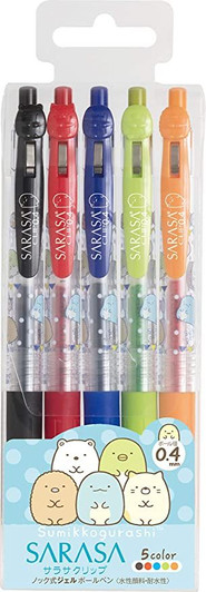 San-x Sumikko Gurashi Sarasa Ballpoint Pen Set 0.4mm