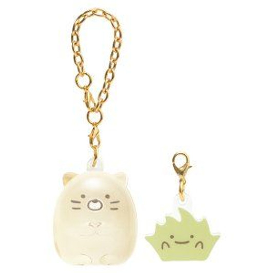 San-x Sumikko Gurashi Nakayoshi Pair Keychain Neko & Zasso