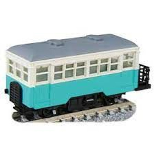 Tsugawa Yokou 91008 Gasoline Engine Car Basket Type (Light Blue x Ivory w/Motor) (N scale)