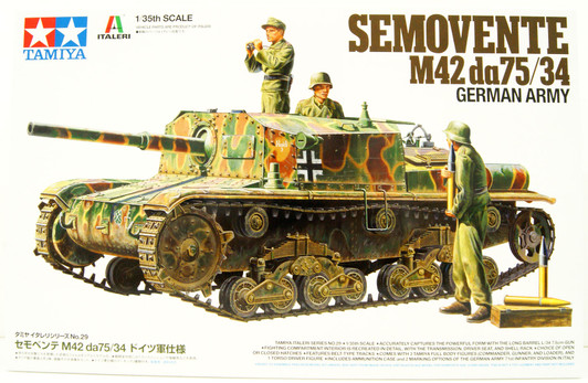 Tamiya 1/35 Semovente M42 da75/34 German Army Plastic Model