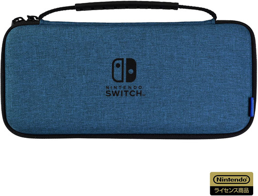 Hori Slim Hard Pouch Plus for Nintendo Switch / Nintendo Switch OLED Model (Blue)
