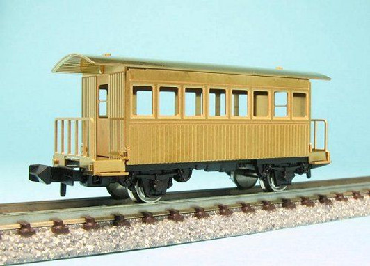 ARU Model A1017 Very Easy (Totemo Kantan) Kit Series Wooden 2-Axle Passenger Car Body Kit (N scale)