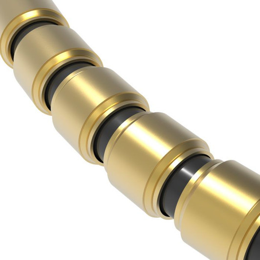 HiQparts NP Pipe Gold Size L 20Pieces