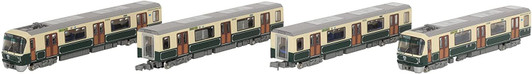 Tomytec Linear Subway Road Collection Yokohama Municipal Subway Green Line Type 10000 (2nd Car/10th Anniversary Decorative Train) 4 Cars Set B (N scale)
