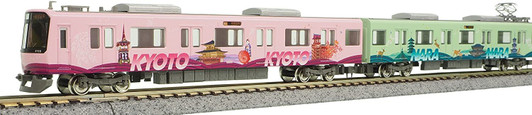 Greenmax 50593 Kintetsu Series 3220 (KYOTO-NARA Wrapping) 6 Cars Set (N scale)