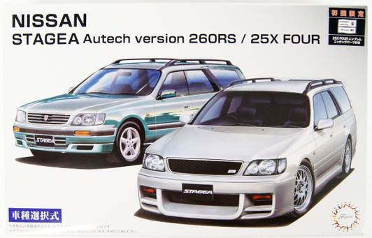 Fujimi Inch Up 1/24 Stagea Autech Edition 260RS/25X FOUR Plastic Model
