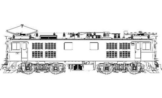 Tramway TW-ED71-1SA JNR Electric Locomotive ED71 1st Mass Production Type (1 Headlight) (HO scale)