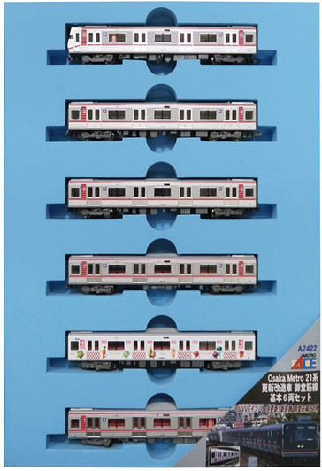 Microace A7422 Osaka Metro Series 21 Renewal Modified Car Midosuji Line 6 Cars Set (N Scale)
