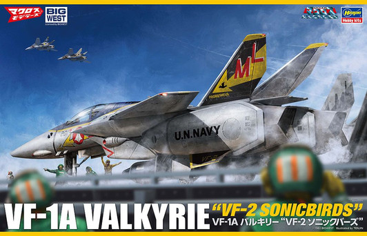 Hasegawa 1/48 VF-1A Valkyrie VF-2 Sonicbirds Plastic Model