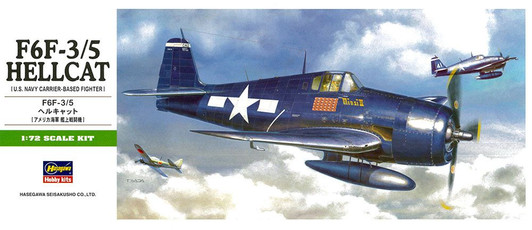 Hasegawa 1/72 F6F-3/5 Hellcat Plastic Model