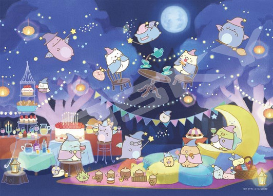 Ensky 500-383 Jigsaw Puzzle Sumikko Gurashi Blue Moonlit Night (500 Pieces)