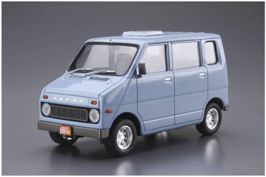 Aoshima The Model Car 1/20 Honda VA Life Step Van '74 Plastic Model