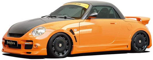 Aoshima The Tuned Car 1/24 Pandora Type 887 EVOII L880K Copen '02 (Daihatsu) Plastic Model