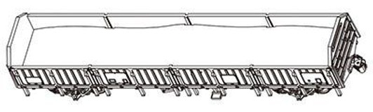 Tramway TW-25000H JNR Freight Car TOKI 25000 (HO scale)