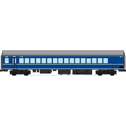 Tramway TW20B-007 JNR Passenger Car Series 20 NAHA 20 (Black) (HO scale)