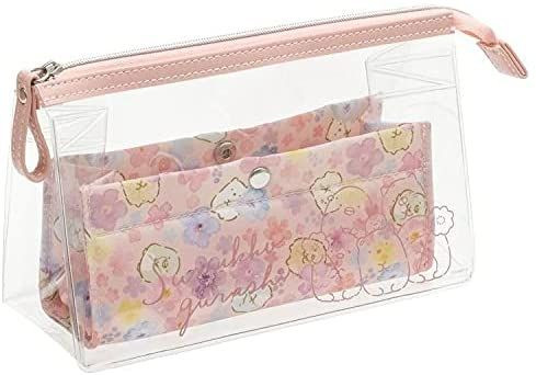 San-x Sumikko Gurashi Clear Pen Case (Pink)