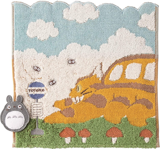 Marushin Studio Ghibli Hand Towel My Neighbor Totoro ï¾‚ãƒ»Eï¾‚Â€ï¾‚ãƒ»ECat Bus and Totoroï¾‚ãƒ»Eï¾‚Â€ï¾‚ãƒ»E