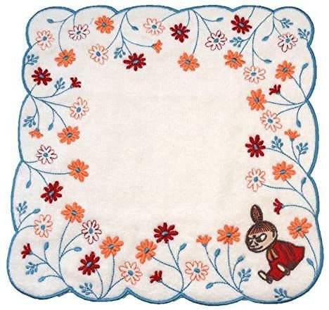 Marushin Moomin Hand Towel 'Flowers and Little my'