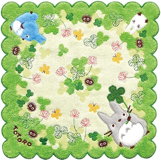 Marushin Studio Ghibli Hand Towel My Neighbor Totoro 'Four Leaf Clover'
