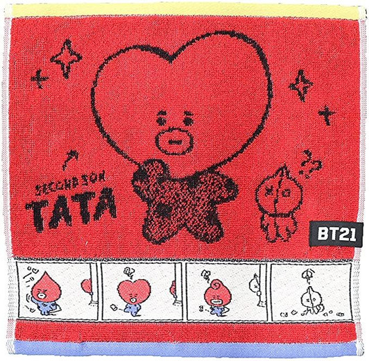 Marushin BT21 Hand Towel 'Comic Tata' Marushin BT21 Hand Towel 'Comic Tata'