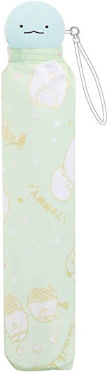 J's Planning Sumikko Gurashi Die-cut Folding Umbrella 'Tokage Ice Cream' (Light Green)