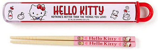 Sanrio Chopsticks with Case Hello Kitty Sanrio Chopsticks with Case Hello Kitty