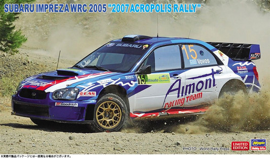 Hasegawa 1/24 Subaru Impreza WRC 2005 '2007 Acropolis Rally' Plastic Model
