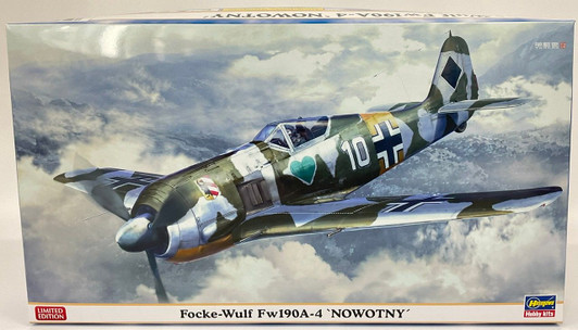 Hasegawa 1/48 Focke-Wulf Fw190A-4 'Nowotny' Plastic Model