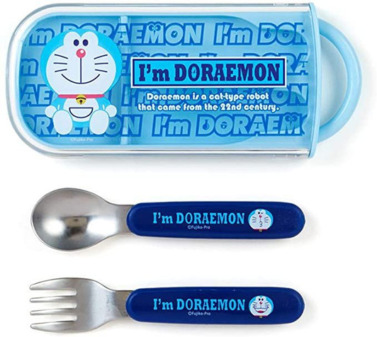 Doraemon Lunch Combi Spoon & Fork Set (I'm DORAEMON)