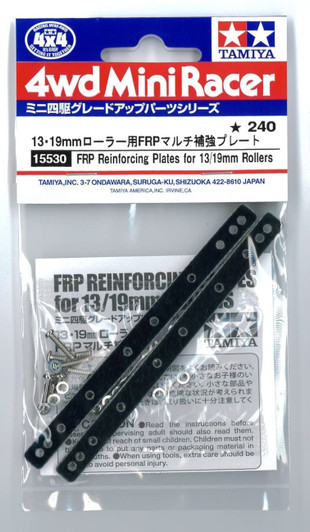 Tamiya 15530 Mini 4WD FRP Reinforcing Plates 13/19mm Rollers