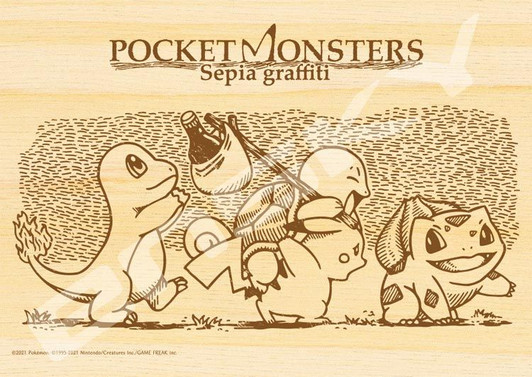 Ensky 208-W105 Jigsaw Puzzle Pokemon Let's Go Together  (208 S-Pieces)