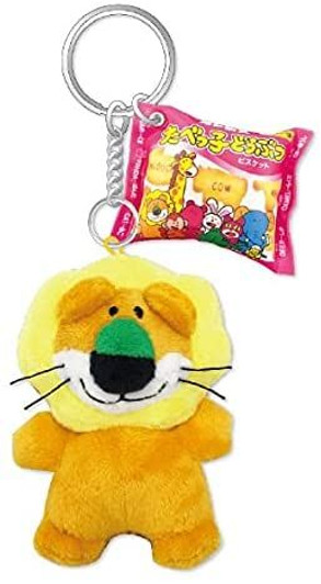 SK JAPAN Tabekko Dobutsu Plush Keychain Lion SK JAPAN Tabekko Dobutsu Plush Keychain Lion
