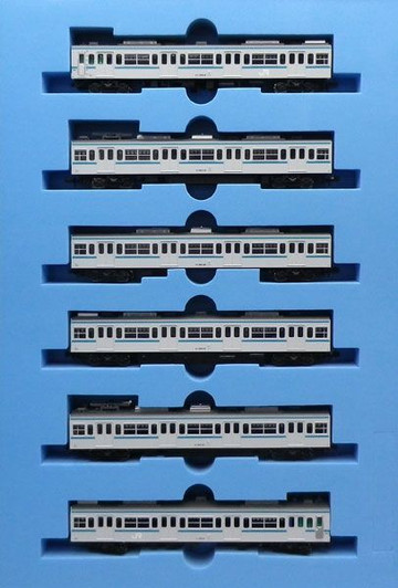 Microace A0058 Series 301 Gray Blue Belt 6 Cars Set (N Scale)
