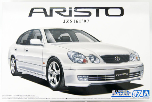 Aoshima The Model Car 1/24 Toyota JZS161 Aristo V300 Vertex Ed. '97 Plastic Model