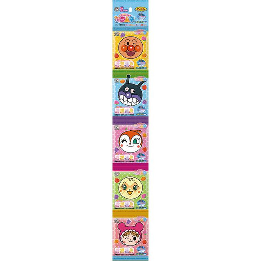 Fujiya Anpanman Mini Mini Ramune 5 Consecutive 50G