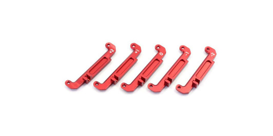 Kyosho MBW027RB Setting Steering Plate Set (Red)