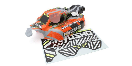 Kyosho IFB117OR INFERNO MP9 TKI4 V2 Decoration Body Set (Orange)