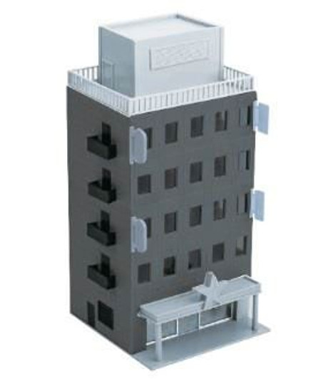 Greenmax 2609 Business Building (Black Gray) Basic 5-Story (N scale)