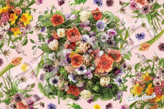 Epoch 11-608s Jigsaw Puzzle Feel Relaxed Flowers Collection (1000 Pieces)