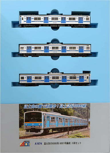 Microace A1674 Fujikyu Series 6000 No.6001 Configuration 3 Cars Set (N Scale)