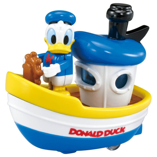 Takara Tomy Dream Tomica Ride On Disney Donald Duck & Steamboat