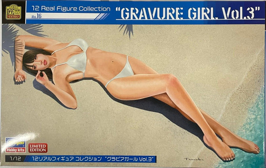 Hasegawa 1/12 Real Figure Collection No.16 'Gravure Girl Vol.3' Unpainted Resin Figure