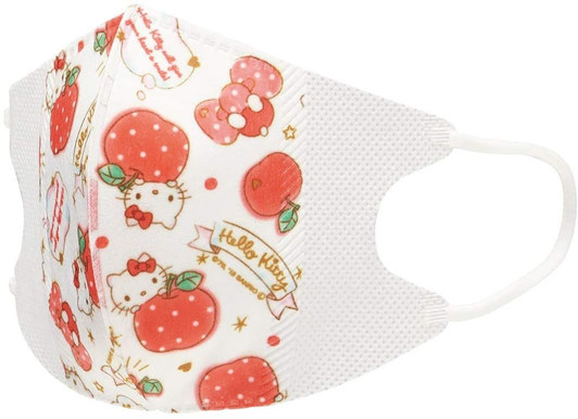 Three-layer Non-woven Hello Kitty Mask for Kids Happiness Girl (10 Sheets)