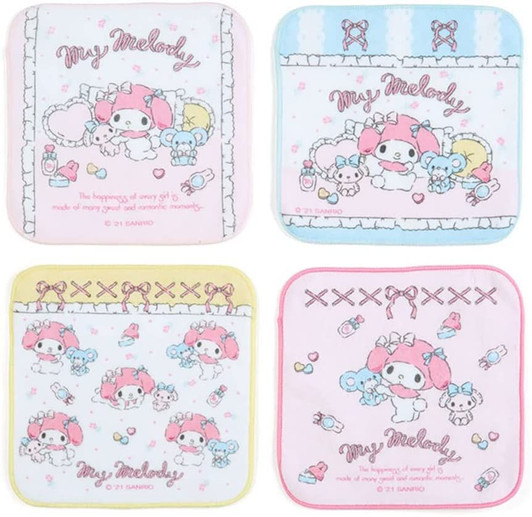 Sanrio Petit Towel Set (4 pcs) My Melody