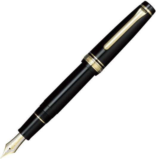 Sailor Professional Gear Gold Fountain Pen Black M 11-2036-420