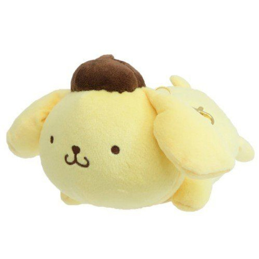 T's Factory Sanrio Reel Pass Case Lying Pom Pom Purin